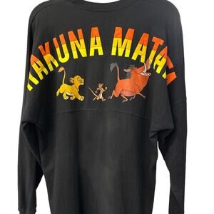 The Lion King Hakuna Matata Spirit Long Sleeve Jersey Small Disney